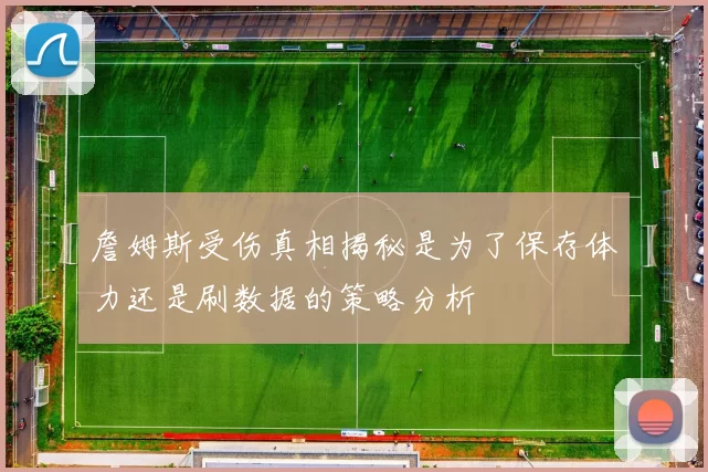 詹姆斯受伤真相揭秘是为了保存体力还是刷数据的策略分析